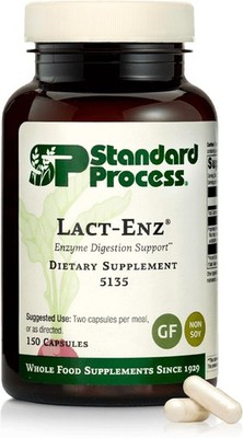 Standard Process Lact-ENZ Enzyme Digestion Support - Gluten-Free, Non-Dairy, &