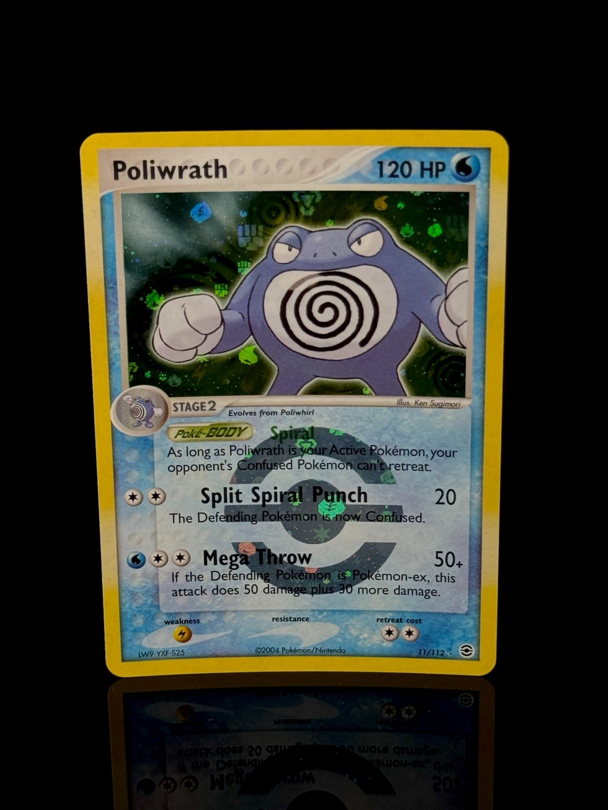 NM 💎 Poliwrath 11/112 Fire Red & Leaf Green Reverse Holo Rare Pokemon