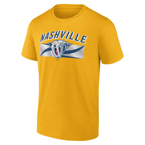 Herren T-Shirt Fanatics Gold Nashville Predators Confidential Program - Bild 2 von 3