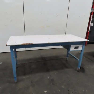 IAC Industries 30'' x 72'' x 36'' Tall Laminated Top Work Bench Table Desk