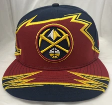 NBA Denver Nuggets Men's New Era 59FIFTY 7 1/2 Fitted Tear Lightning Hat Cap