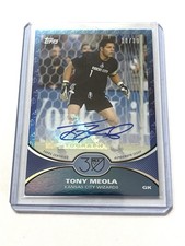 TONY MEOLA 2025 TOPPS MLS 30TH ANNIVERSARY 30TH FOIL AUTO #10/30 KANSAS CITY