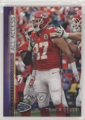 2015 Topps Field Access All Access Purple 18/25 Travis Kelce #AAA-TK 4nb