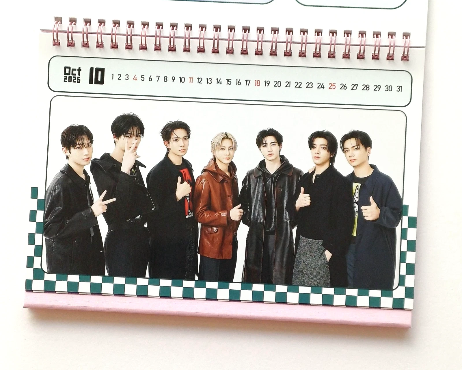 Enhypen Photo Desk Calendar 2026 2027 K-pop Goods Gift
