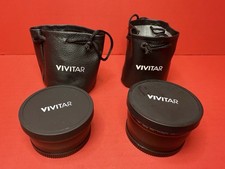 Vivitar HD4 MC AF High Definition 0.43x 2.2x Wide Angle Converter Lens Set