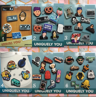 Handmade 5 10 pack The Office breaking bad back to the future shoe charms