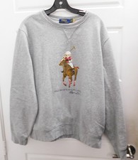 Polo Ralph Lauren Polo Bear Sweatshirt Polo Bear Sweater - Heather Grey sz M