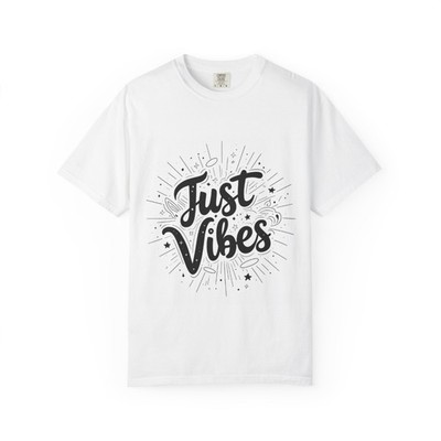 Just Vibes T-shirt, Relax Tee, Unisex Graphic Tee, Casual Top, Cool Vibes, Chill