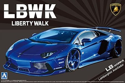 Aoshima 1/24 Liberty Walk Series No.18 LB Works Lamborghini Aventador Ver.2 JP81
