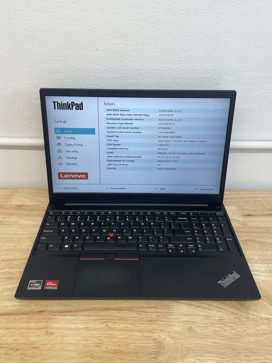 Lenovo 8GB 256GB SSD Capacity PC Laptops & Netbooks for sale | eBay