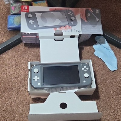 Nintendo Switch Lite Gray Handheld System Console Complete In Box