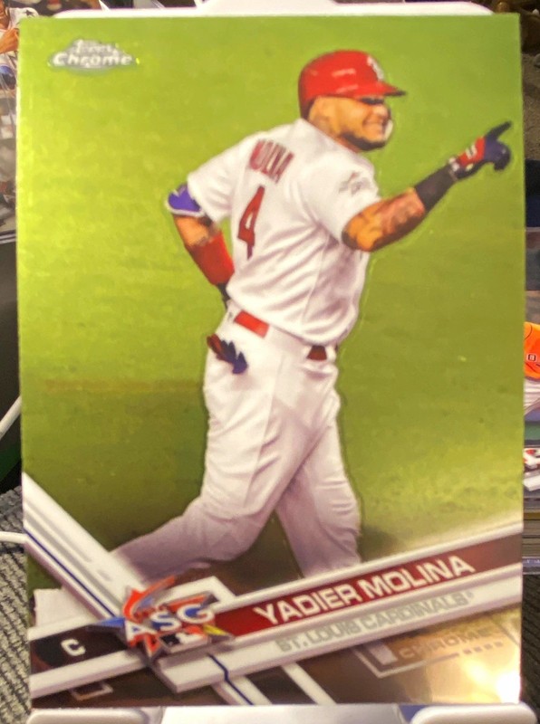 Topps 2017 Chrome Update Yadier Molina #HMT57 All-Star Insert MLB Cardinals