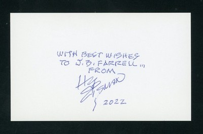 Hy Eisman Cartoonist - Katzenjammer Kids, Popeye signed 3x5 Index Card E28600