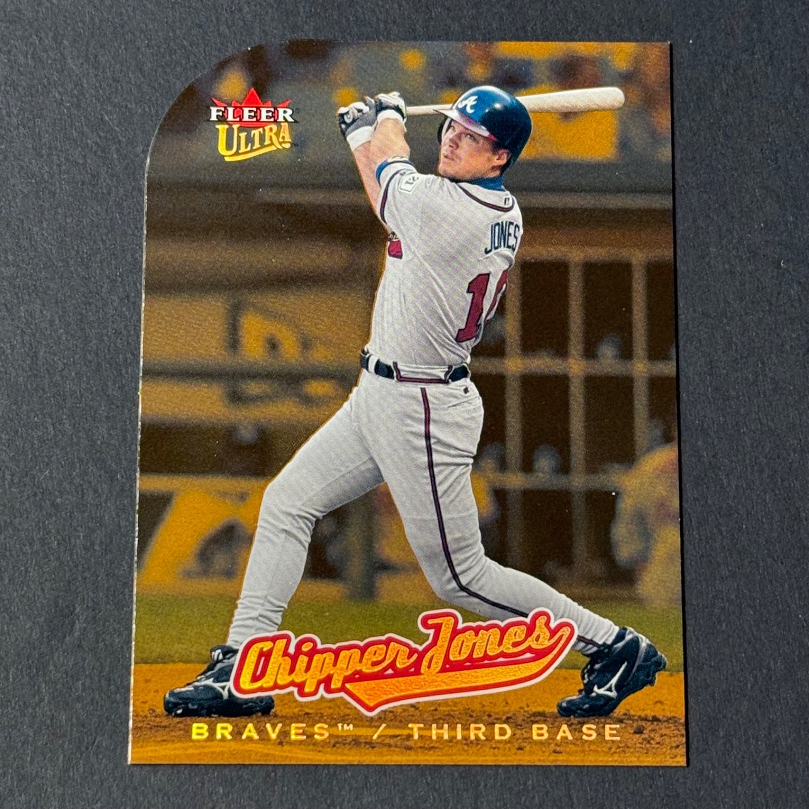 2005 Fleer Ultra Baseball Chipper Jones Gold Medallion #94 ATLANTA BRAVES