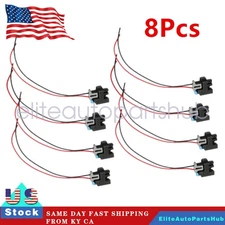 8X Fits Chevrolet Express GMC Savana Sierra Fuel Injector Wire Haress Connector
