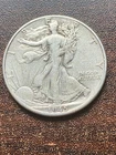 New Listing1945 P Walking liberty silver half dollar extra fine coin . plus a surprise