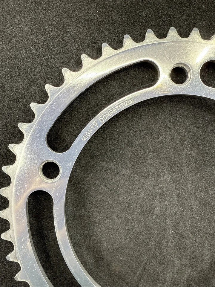 Vintage Sugino Mighty Competition 49 Tooth 151 BCD Track 49t Chain Ring Alloy - Image 2 of 4