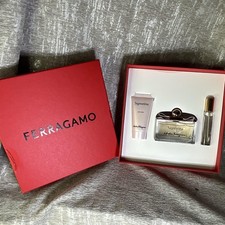 Salvatore Ferragamo Signorina Womens Perfume New 3pc Gift Set Spray Red Box