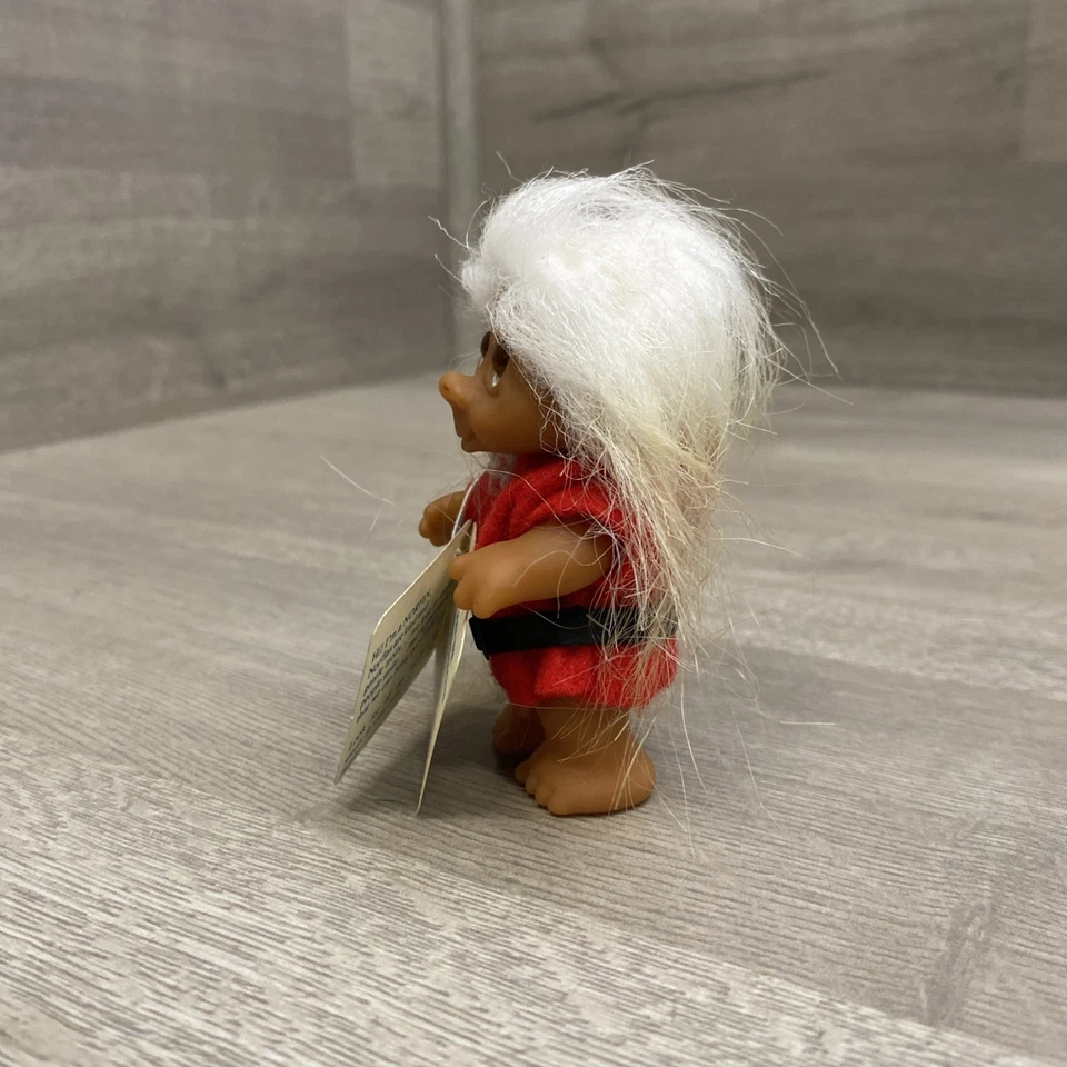 Troll de ayuda de Santa Norfin 1985 de colección Dam 3 1/4" de alto Foto 2 de 4