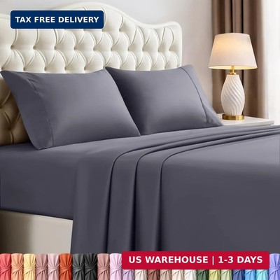 Utopia Bedding Queen Size Sheet Set - 4 Piece Bed Sheets, Soft and Breathable Mi
