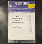 Fleetline N65 Double Arm Upper Quadrant Signal N Gauge Metal Unpainted Kit
