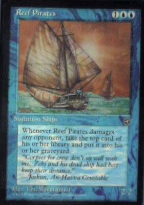Reef Pirates [Version 2] - Homelands: #36a, Magic: The Gathering Nm R102