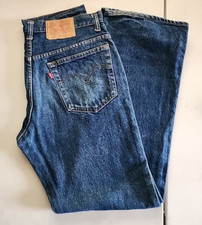 Vintage Levi's 517 Boot Cut Jeans Size 34 x 31 33 X 30Actual Made in USA 80s