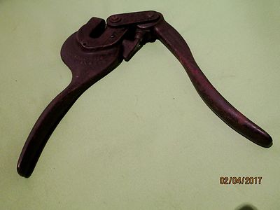 Poinçon Métal Vintage Parker-Kalon – Fabriqué Aux États-Unis – Noir – 1 Pièce