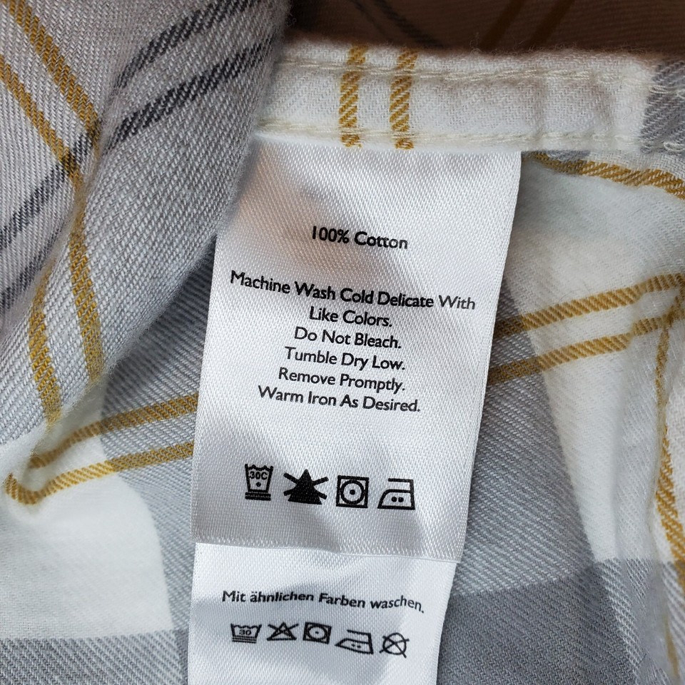 Eddie Bauer Womens XL Long Sleeve Button Up 100 Cotton Collared