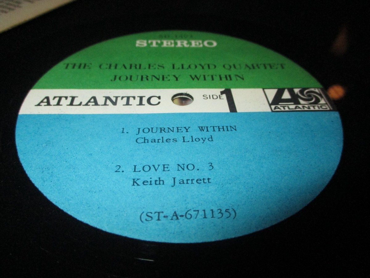 1967 CHARLES LLOYD QUARTET Journey Within Stereo LP Atlantic SD