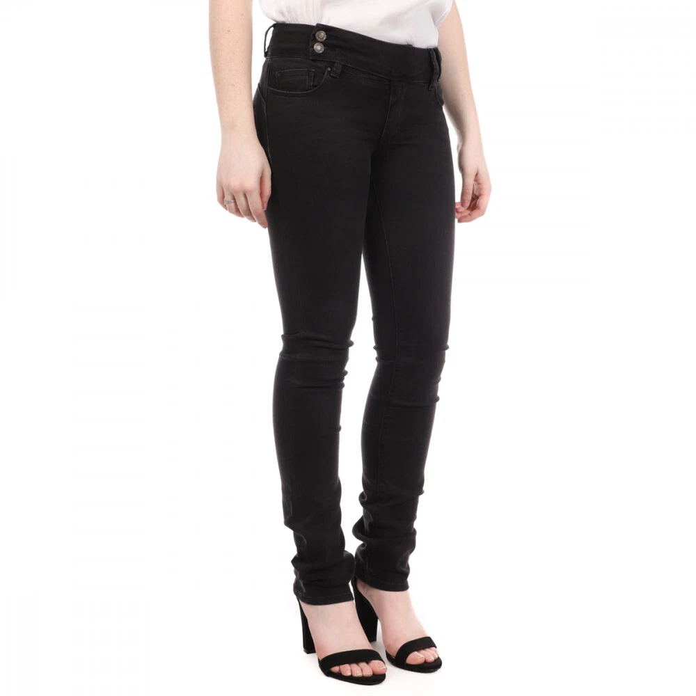 Jean Slim Noir Femme Teddy Smith Pin Up 5 eBay