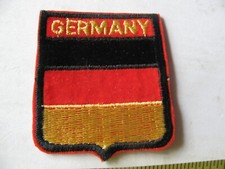 Vintage GERMANY Travel Souvenir 2.5" Iron On Patch Free Shipping Rare