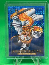 2024 Skybox Marvel Masterpieces 92 Platinum #74 Shatterstar Blue Traxx