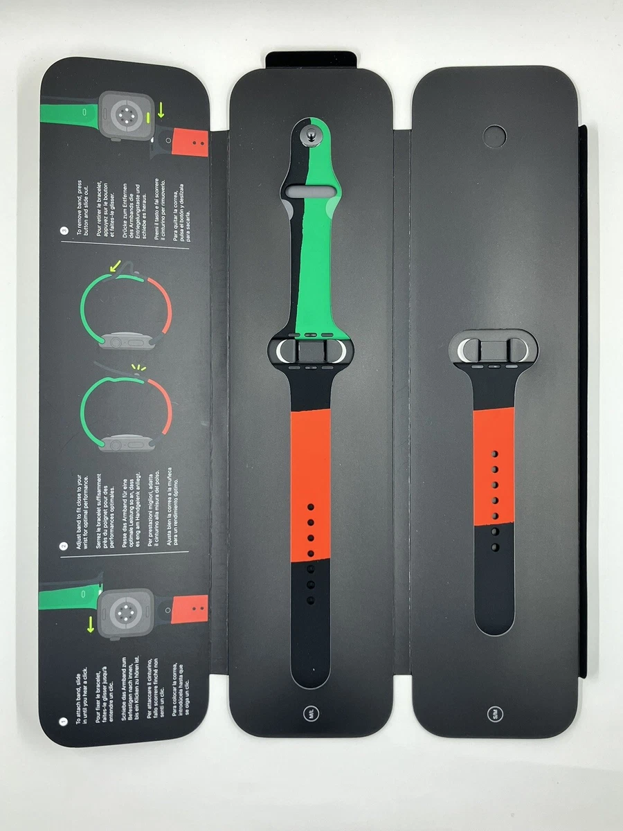 Apple watch black unity sport band sale