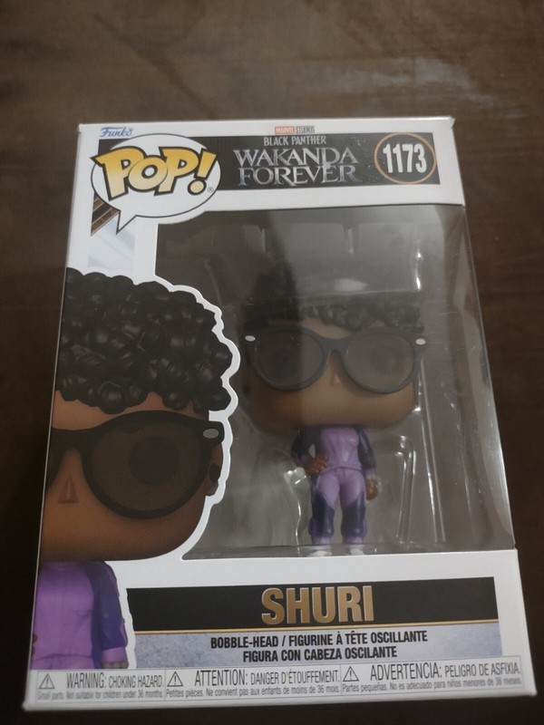 BRAND NEW! FUNKO POP! BLACK PANTHER WAKANDA FOREVER SHURI FIGURE #1173!