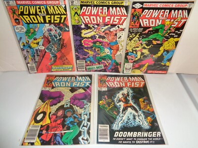 Power Man and Iron Fist 5 Comics Lot # 71, 72, 85, 101, 103 Marvel Bronze Age