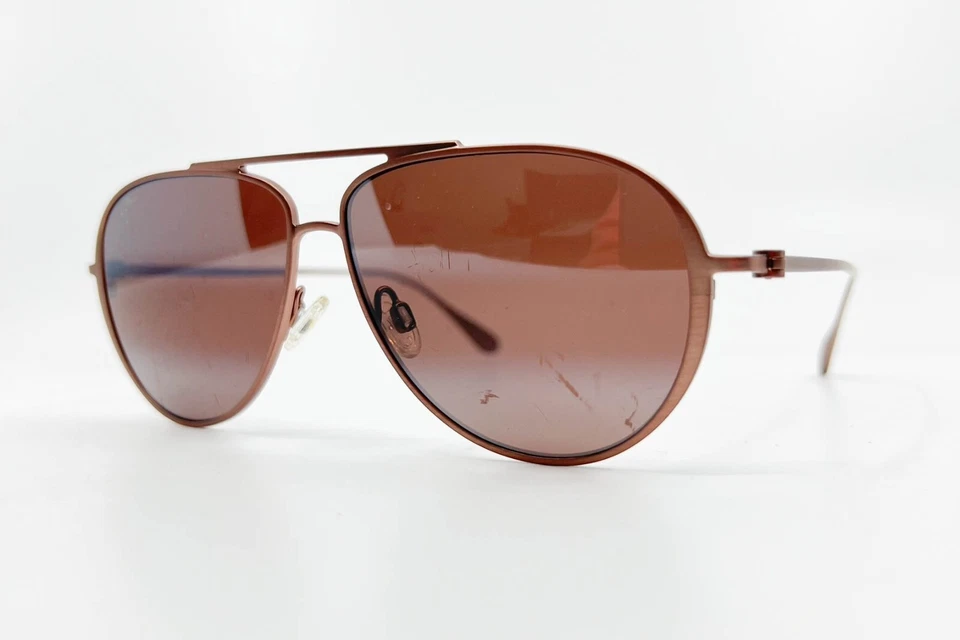 Espejo aviador Maui Jim Shallows polarizado 543-19A marrón satinado rosa 7954 Foto 4 de 4