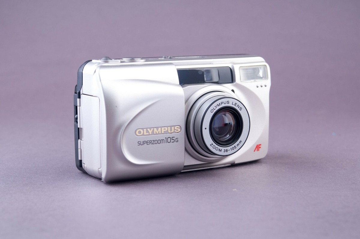 Olympus Superzoom 105G 35mm Point & Shoot Film Camera BOX | eBay