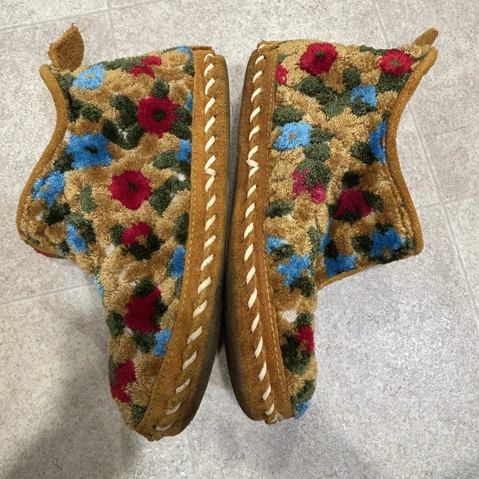 Zapatilla bota de gamuza/alfombra Sioux Mox para mujer talla 6 botín vintage sherpa Foto 2 de 4