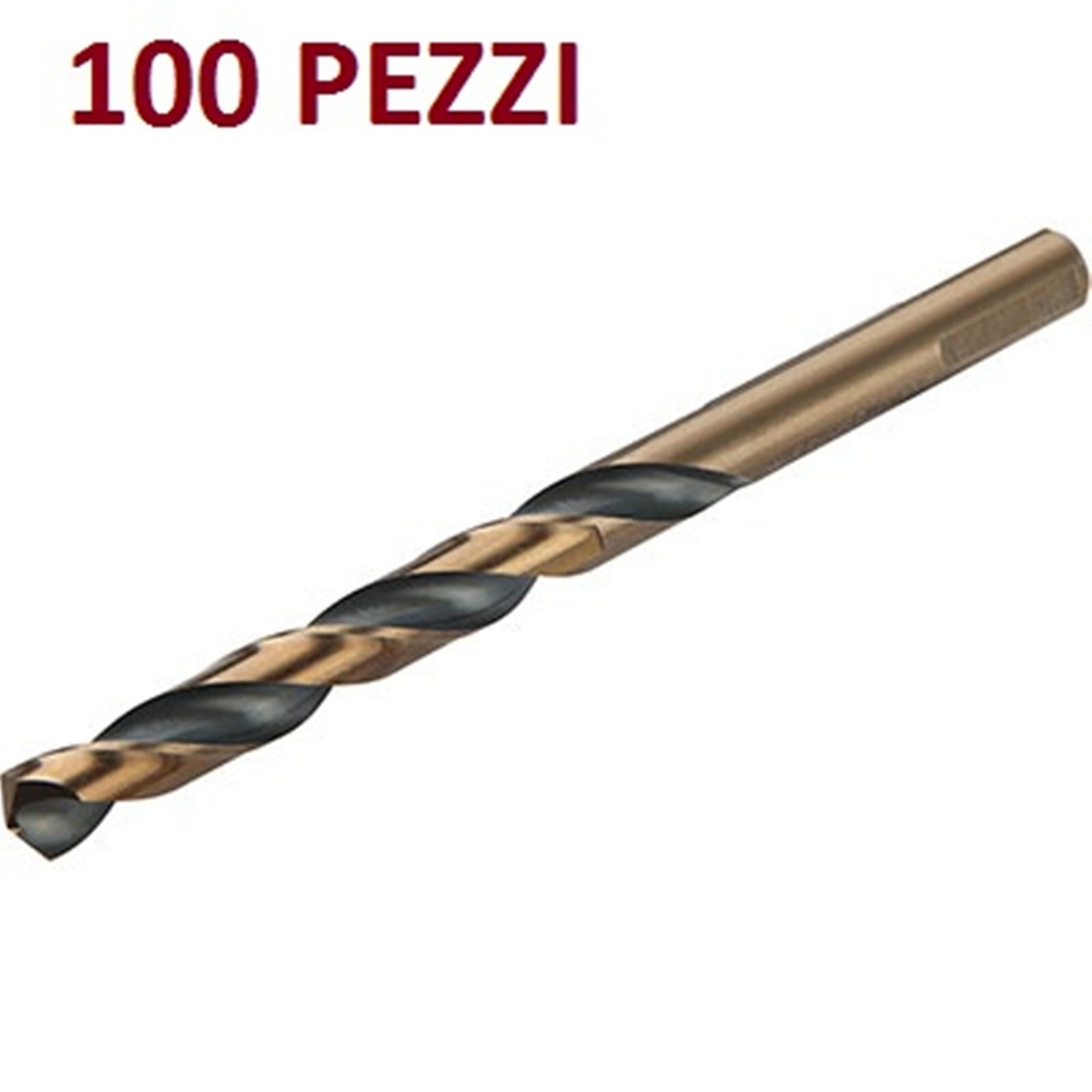 Set 100 Punte HSS-G 2.5mm per Acciaio e Ferro - Rettifica Professionale