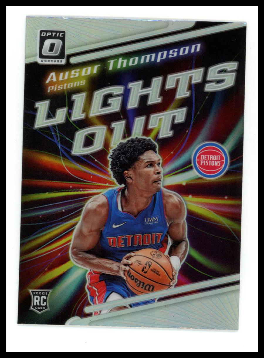 2023-24 Donruss Optic #13 Ausar Thompson Lights Out Detroit Pistons