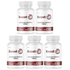 BoostUp for Men Boost Up Male Performance Test Booster - 5 Bottles