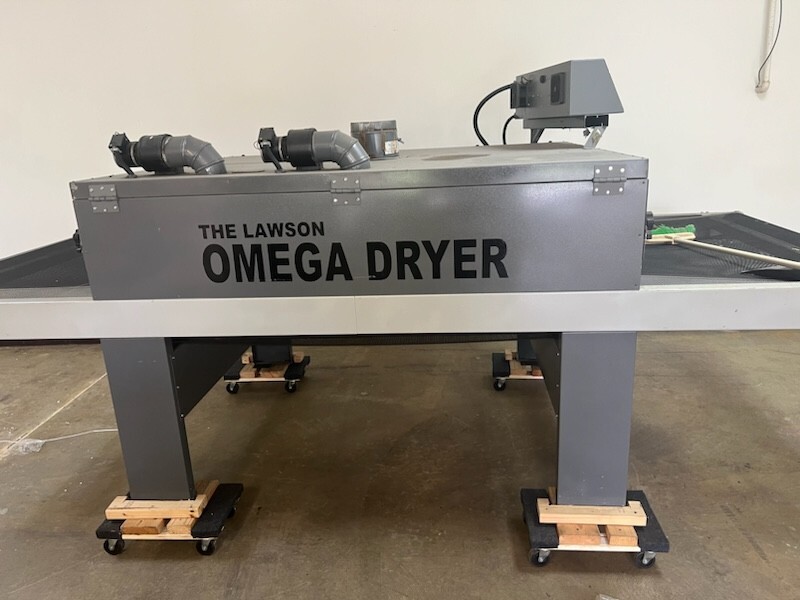 Lawson Omega screen printing conveyor dryer eBay
