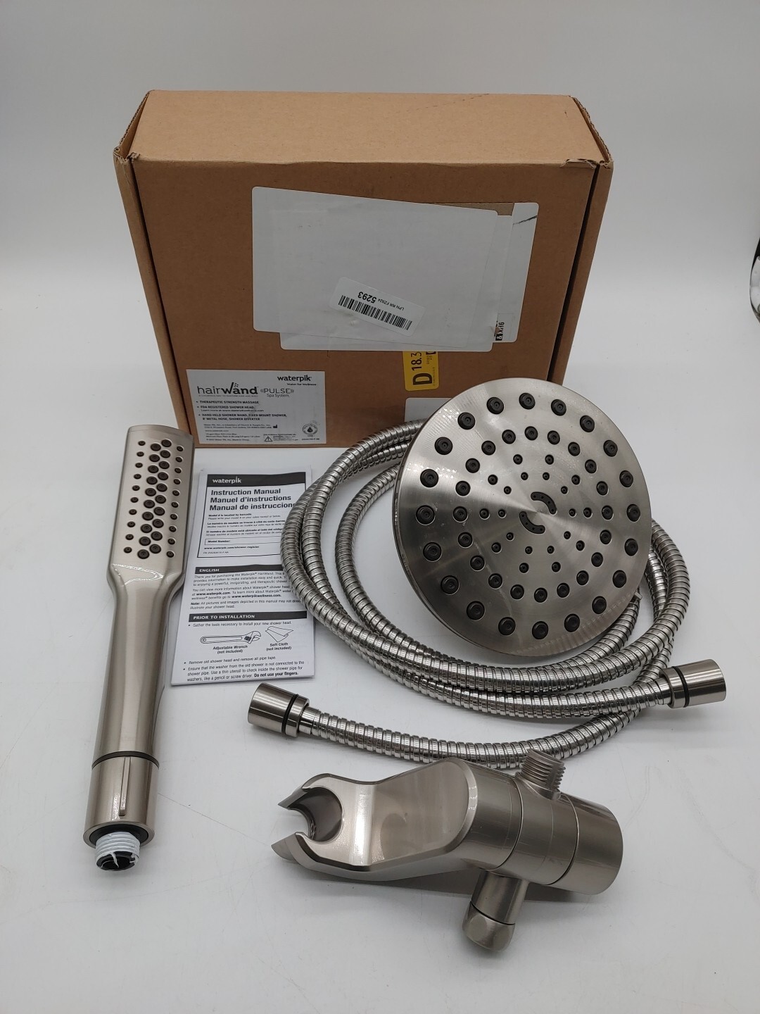 Waterpik Hair Wand Pulse Spa System eBay