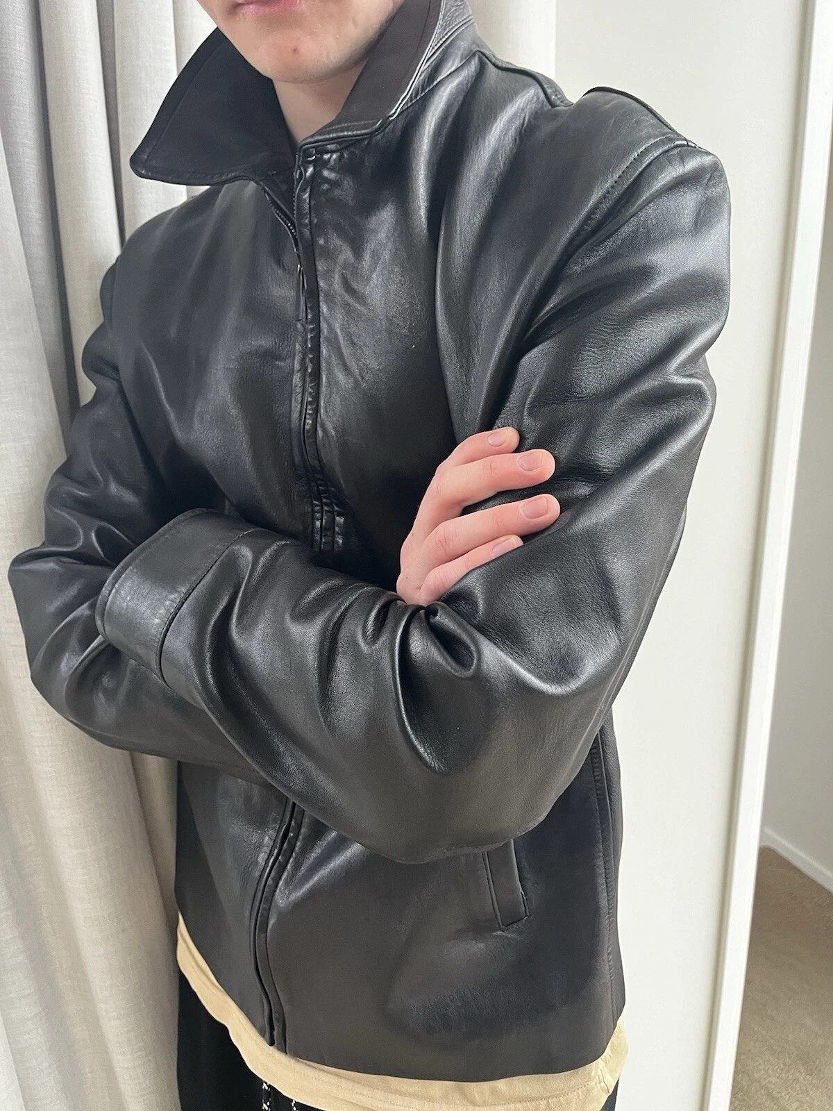 Giacca di pelle Gucci