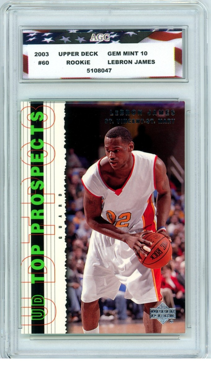 James Rookie Card Ud Top Prospects Lebron James 2003 Upper Deck