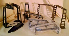 Train Trestle Bridge Support Lot 12 Metal Plastic USA Parts Restoration Vintage