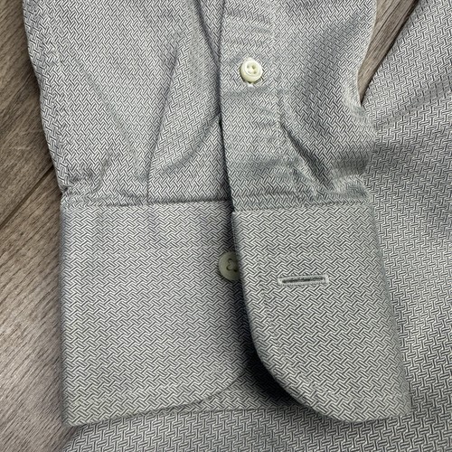 ermenegildo zegna Shirt 41/16 Gray Button Down Long Sleeve - Picture 7 of 15