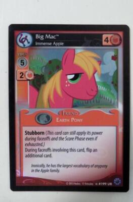 My Little Pony CCG - Big Mac - Immense Apple - MLP Premeire #199 UR - Ultra Rare