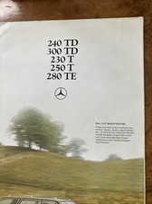 Mercedes Benz TE And TD Brochure